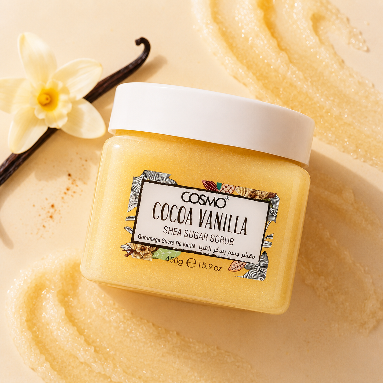 Cosmo Sugar Scrub Cocoa Vanilla 450G - Imagen 2