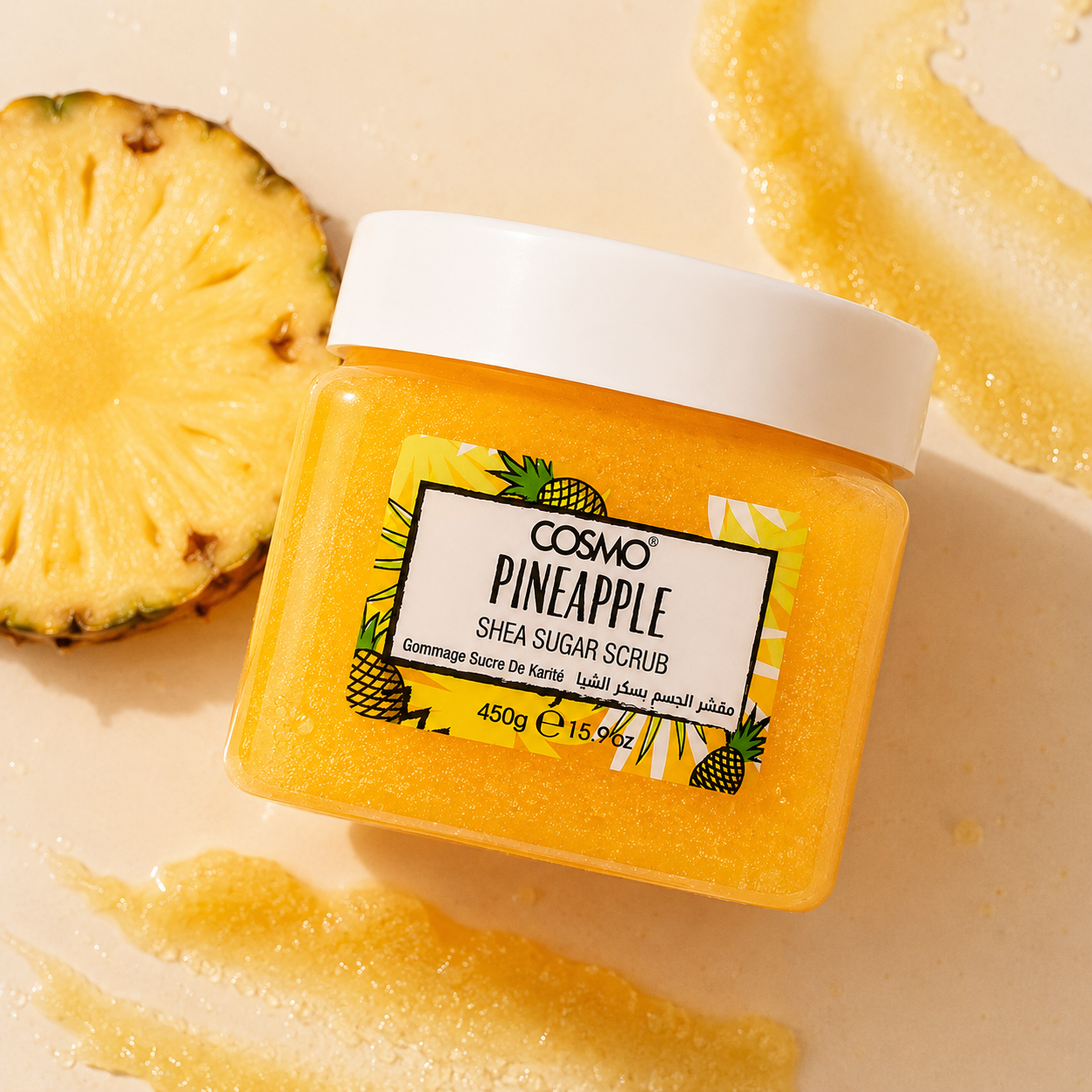 Cosmo Sugar Scrub Pineapple 450G - Imagen 2