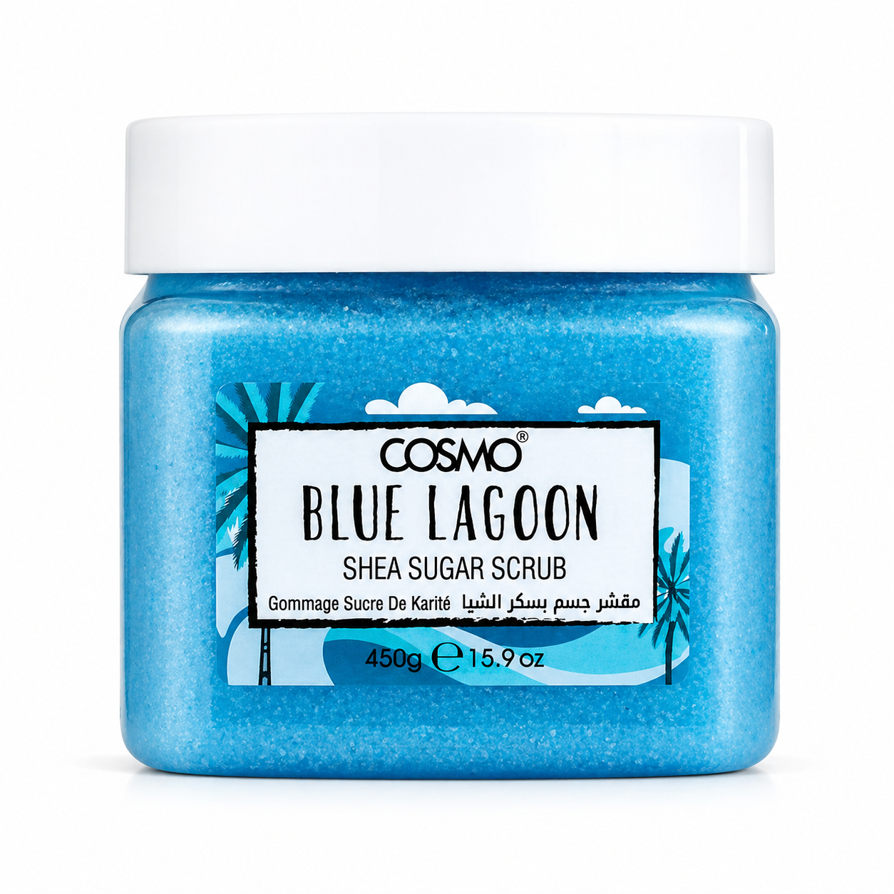 Cosmo Sugar Scrub Blue Lagoon 450G