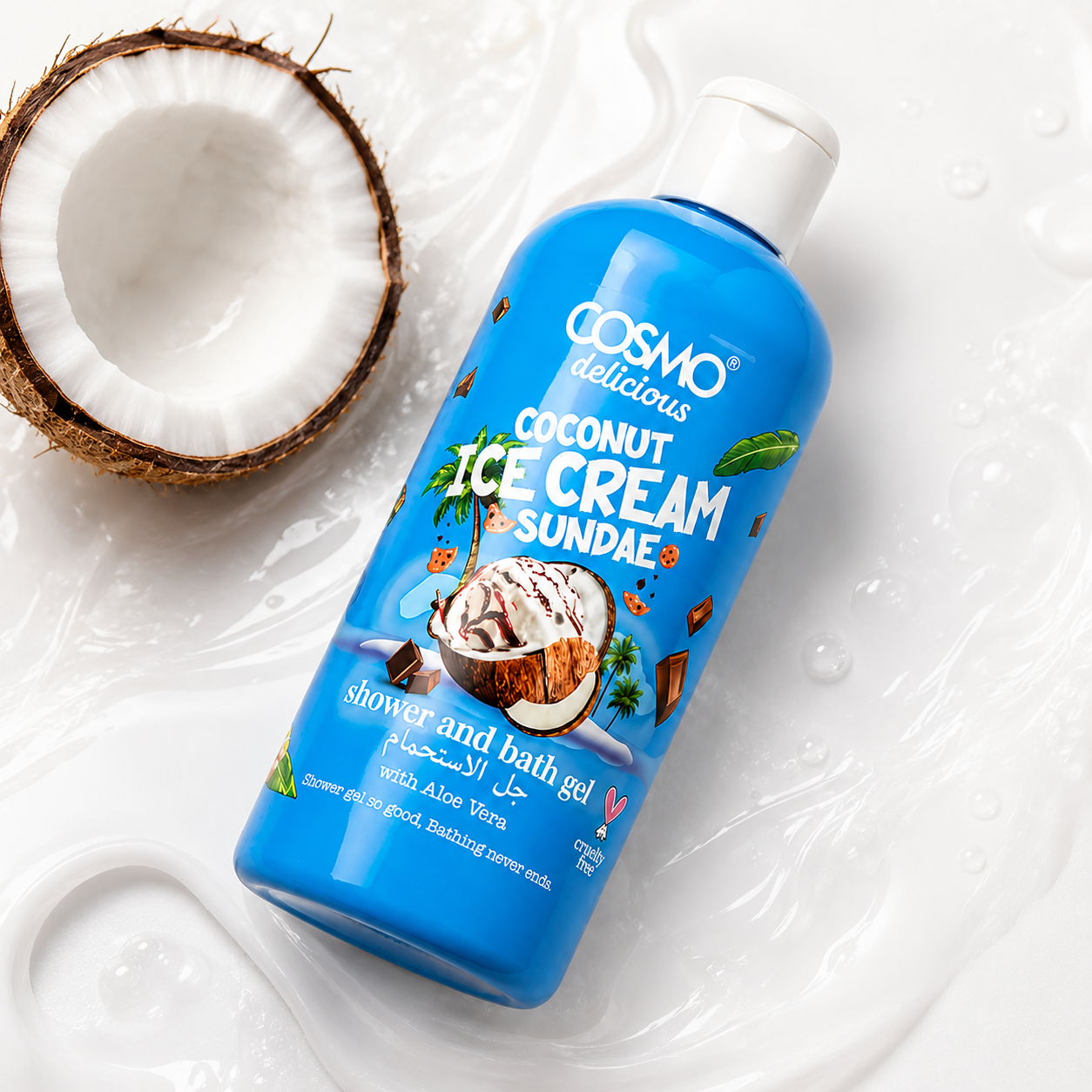 Cosmo Shower Gel Coconut 500ML - Imagen 2