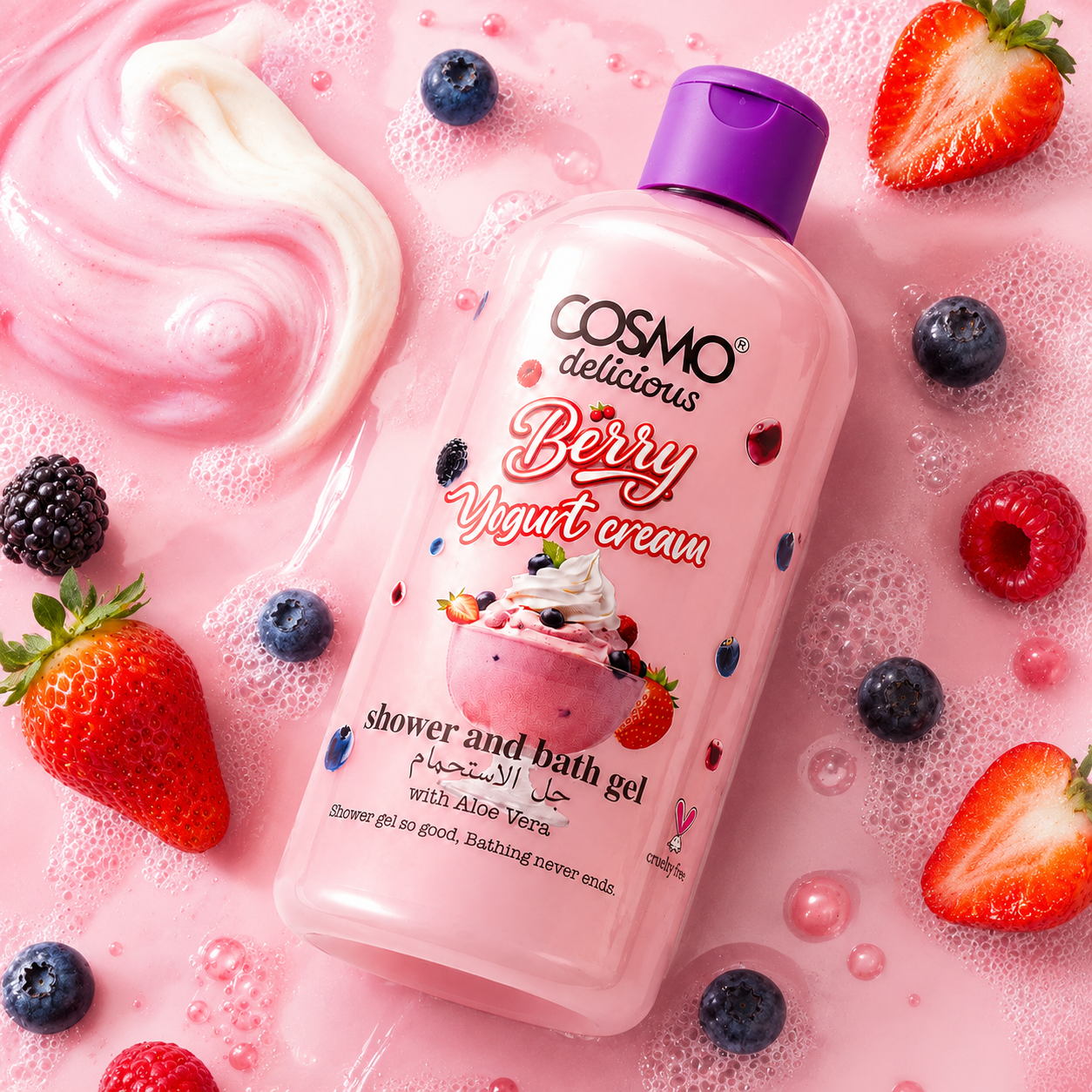 Cosmo Shower Gel Berry 500Ml - Imagen 2