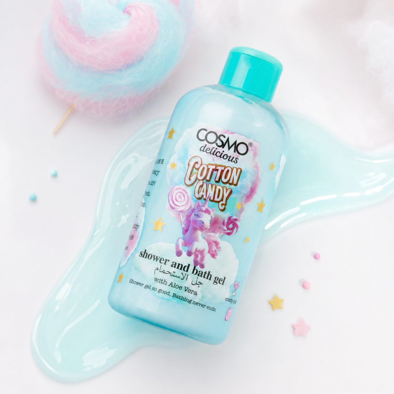 Cosmo Shower Gel Cotton 500ML - Imagen 2